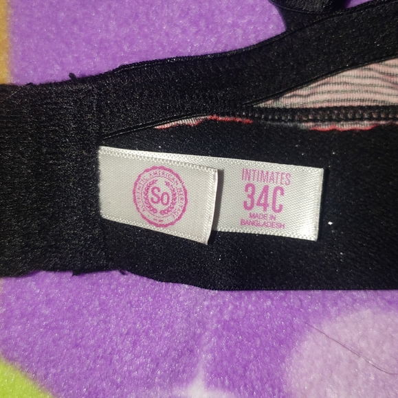 SO Intimates sparkled love bra - Picture 2 of 3